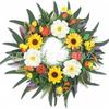 Artificial Flower Wreath Easter Valentines Day Decor Hotel Restaurant Door Hanging Decoration