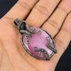 Pink Monalisa Pendant, 999 Copper Wire Wrapped Pendant Handmade Gemstone Jewelry, Gifts For Wife Brand New Pendant