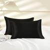 100% Pure Mulberry Silk Pillowcase 19 Momme Satin Weave Zipper/Envelope Bedding Comfort