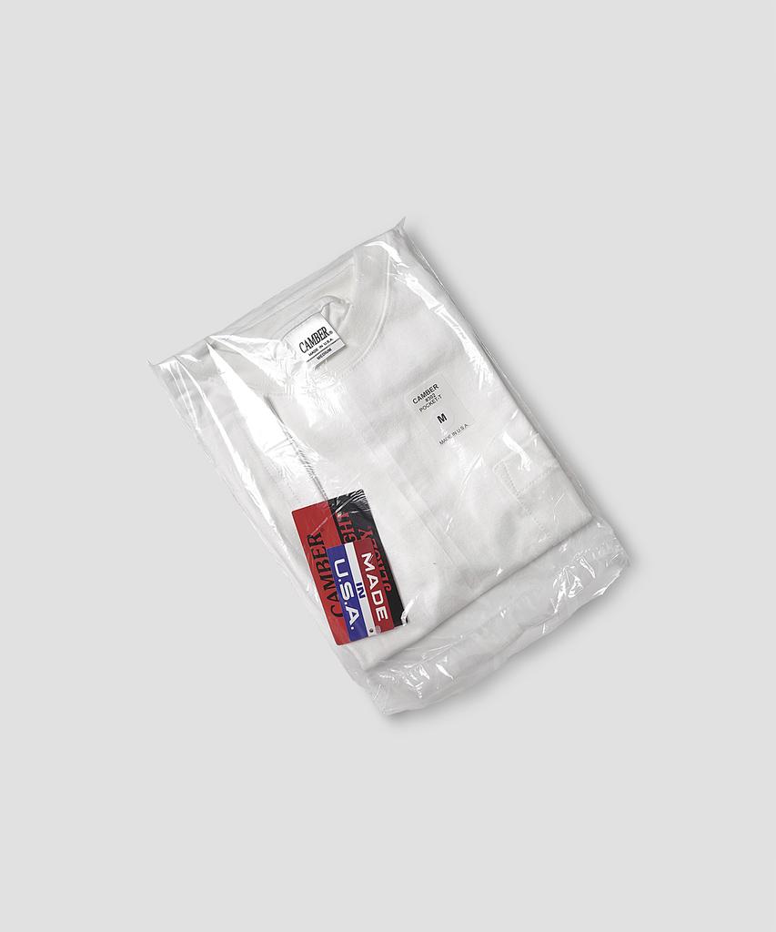 Kaembeoseupocheuweeo Max Weight Pocket T-Shirt, White (Type A)