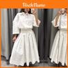 European Style Womens Shirt And Mini Skirt Set With Cotton And Polyester For Casual Streetwear