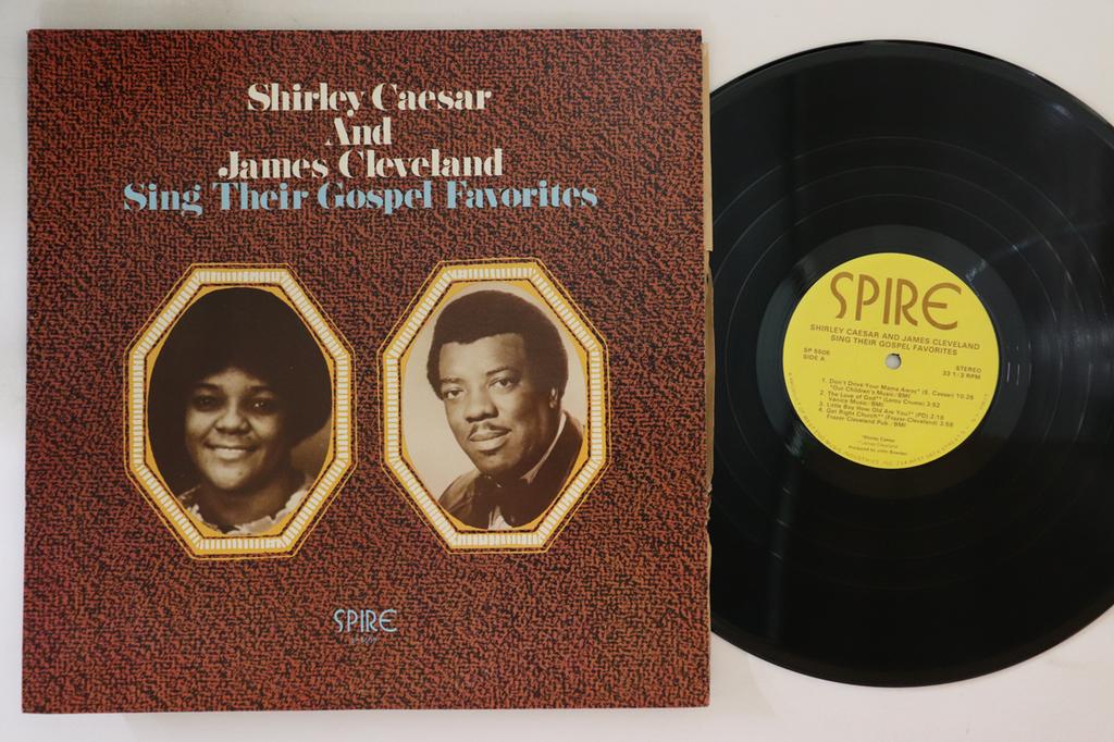 LP Record SHIRLEY CAESAR, REV JAMES CLEVELAND - Shirley Caesar And James Cleveland  SP5508 SPIRE 1978 US Soul/Funk Used