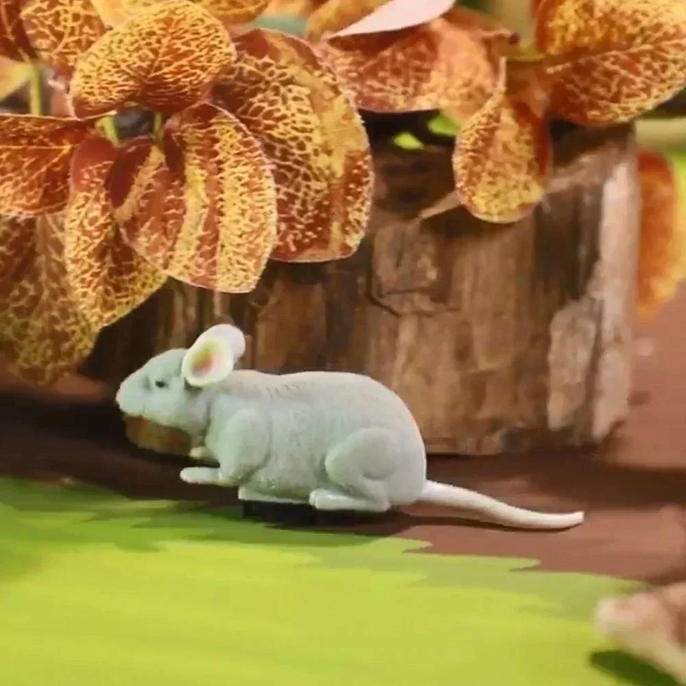 Pet Interactive Toys Battery Powered Plush Mouse,Automatic Escape Robots,Cat Toys,Electric Mouse,Toys,