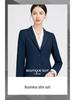 Navy Blue Women's Business Casual Suit Set for Professionals