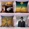 Salvador Dali Pop Art Cushion Cover Plush Fabric Soft Double-Sided Printed Sofa Warm Winter Home Gift Pillow Cover