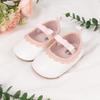 Baby Girl Princess Bow Lace Non-Slip Soft Leather Walking Shoes (0-1 Year)