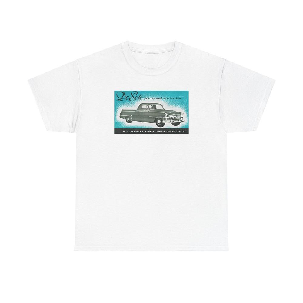 

1956 DeSoto Diplomat Custom UTE (Australia) Unisex Heavy Cotton T-shirt Tee 4XL