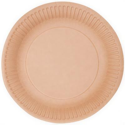 Talerz Papierowy Kraft Okrągły 18 Cm 50 Szt.