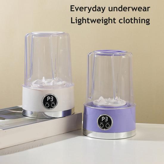 Mini-Waschmaschine Tragbare Kleiderwaschmaschine für Unterwäsche Socken Schnellreinigungs-Waschmaschine für Apartment Wohnheim Hotel Reisen Camping