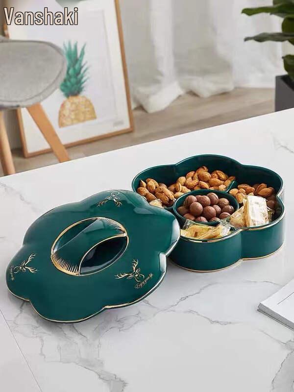 Naijiang Luxury Ceramic Fruit Plate
