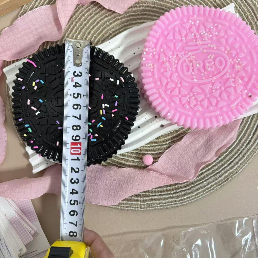 12 cm großes Oreo-Quetschspielzeug mit Schlammgefühl, Simulation von Nahrungsmitteln, Dekompressionsspielzeug, Geschenk für Studenten, nützliches Werkzeug zur Druckreduzierung