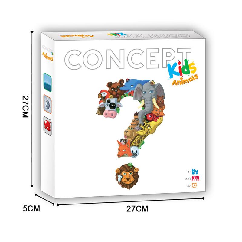 Engage Your Kids with Concept Kids Animal Word Game - a Fun Family Board Game for All Ages