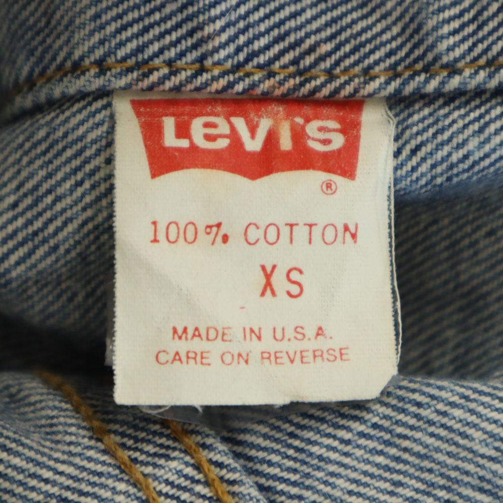 Levi's 90s 70507-0214 Old USA Made bleaching Denim Jacket Men's Used