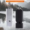 Flat Aluminum Alloy Three Tubes Survival Whistle Outdoor Survival Whistle Equipment Equipped EDC Tool