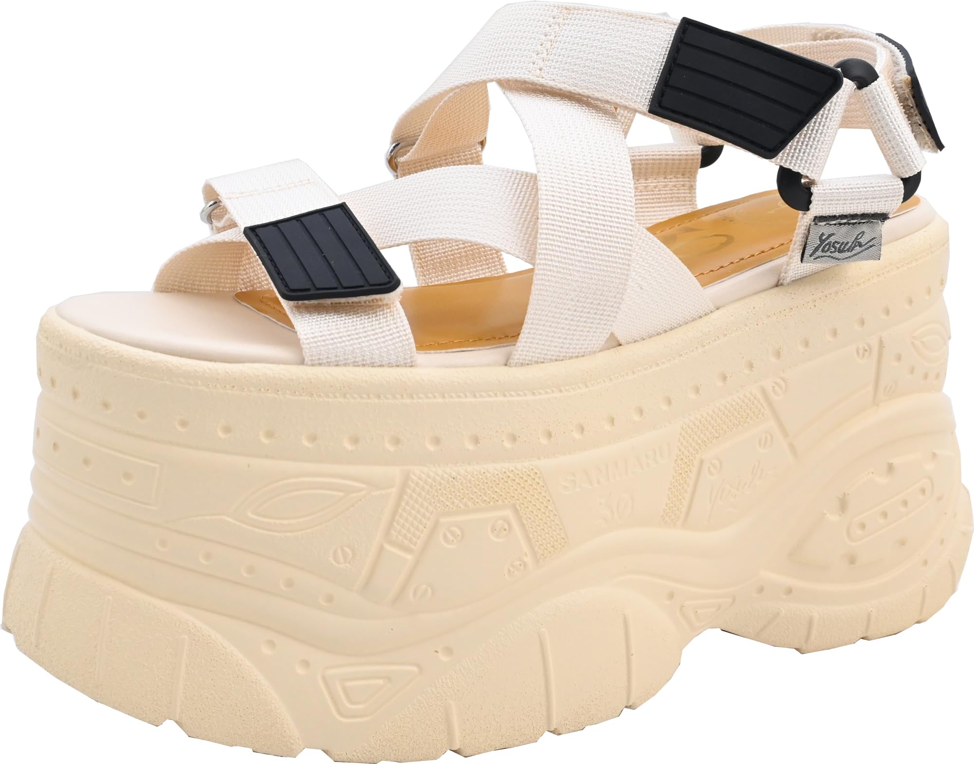 

Босоножки на платформе с ремешком