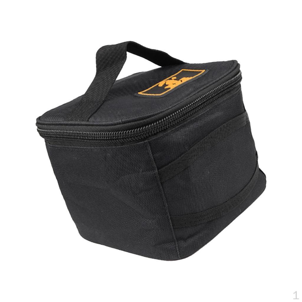 Fishing Reel Storage Bag Durable Zipper Oxford Cloth Case Universal Shockproof
