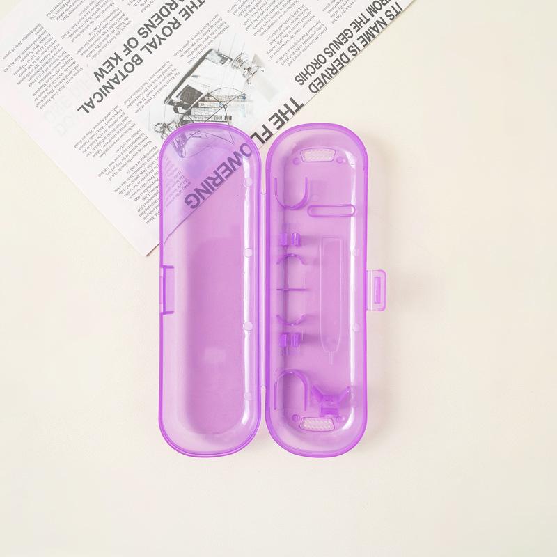 Glossy Purple Universal Electric Toothbrush Travel Case