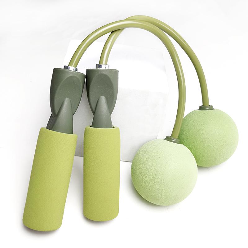 Hot-Selling Dual-Use Jump Rope: Load-Bearing, Ball-Weighted, Corded/Cordless, Silent for Indoor Use