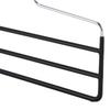 Mawa Hanger Pants Hanger KH3 Mawa Hanger Skirt Stole 223005000 Black mawa hanger Storage Functional Design Closet [Mawa] Three-Tier 3-Tier (05)