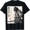 Samurai Cat Japanese Art Anime Gifts Men Women Kid Graphic  Unisex T-Shirt Mens Womens Tees Top