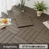 DIY Interlocking Outdoor Plastic Flooring for Balcony and Courtyard