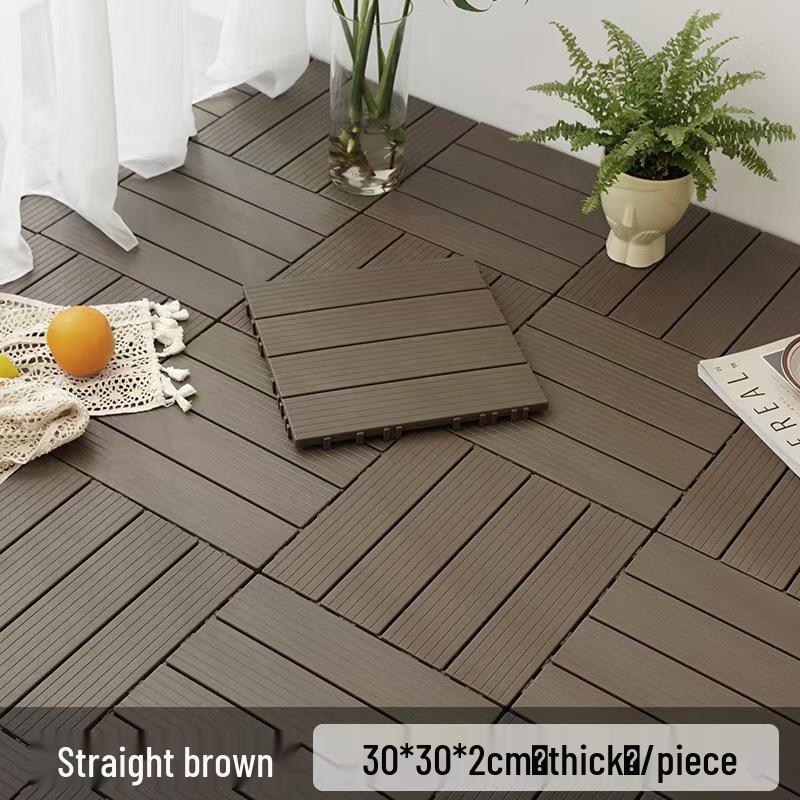 DIY Interlocking Outdoor Plastic Flooring for Balcony and Courtyard