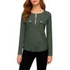 Women's Fashion Casual Knit Slim Long Sleeve Pullover Zipper Top Blouse