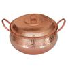 Purple Copper Handmade Pure Casserole with Thick Kitchen Stew Pot with Cover Instant Noodles Hot Pot Large Capacity Soup Pot