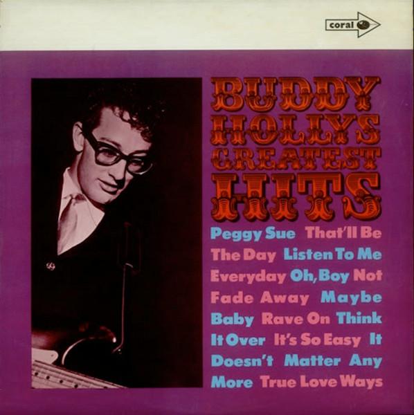 LP Record BUDDY HOLLY - Buddy Holly's Greatest Hits CP8 Coral 1968 UK Rock Used
