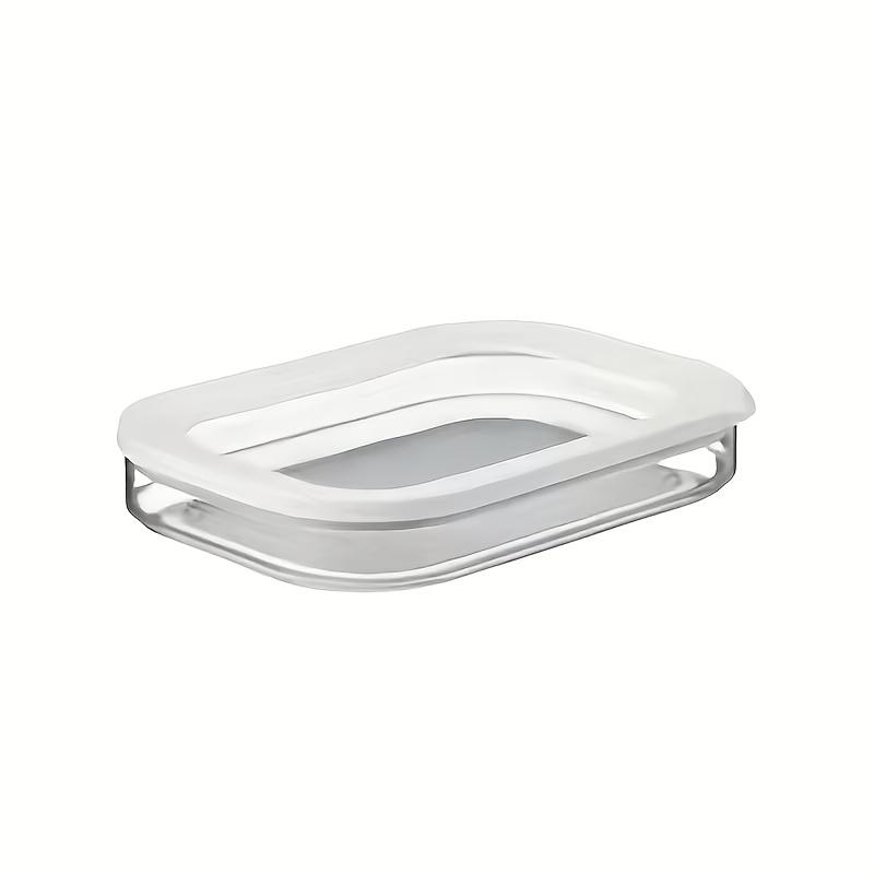 1/2/3/4-tier Stackable Food Storage Containers, Refrigerator Storage Boxes, Meat Preservers, Deli Food Organizers, Stackable Leak-Proof Sealed Design 1 Layer