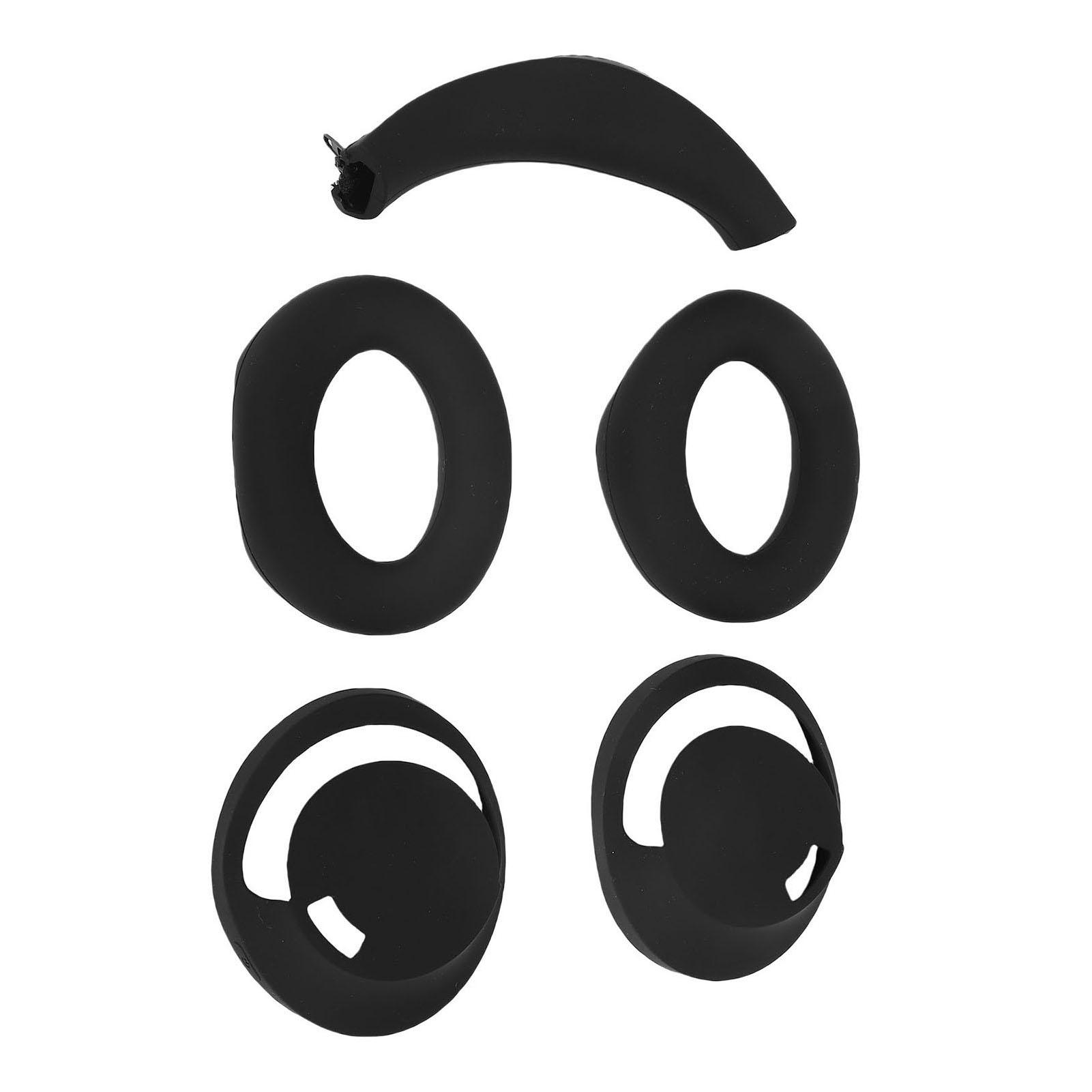 

2PCS Earpad Covers Fit for Headphone Silicone Earpad Cushion Protective Cover with Headphone Case Covers and Headband Cover