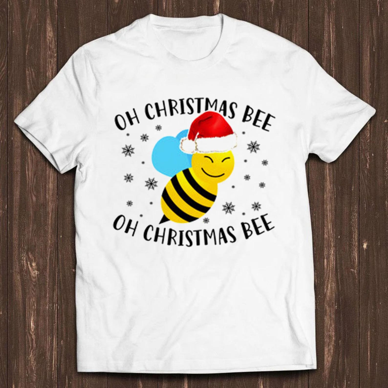 Oh Christmas Bee T Shirt Xmas Funny Gift Cool Gift Tee C353 S