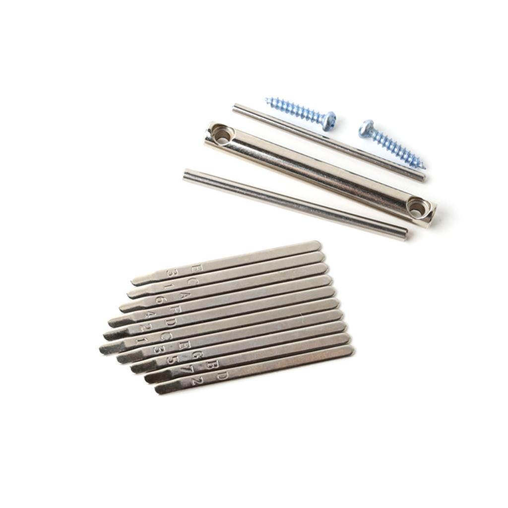 10-tone Kalimba Replacement Keys Kit Mini Thumb Piano Diy Keys With Stamped Scales Kalimba Accessories