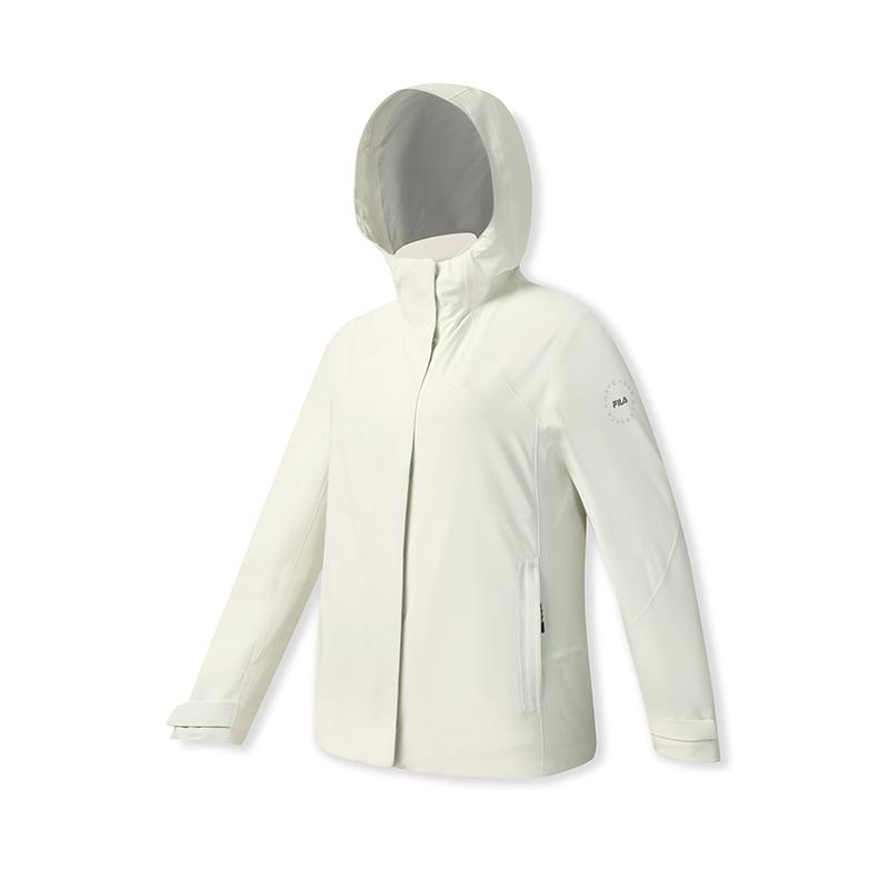 FILA Fitness Simple Solid Color Outdoor Multi-Functional Loose Detachable Two-Piece Jacket Women Jackets A11W541701FGY