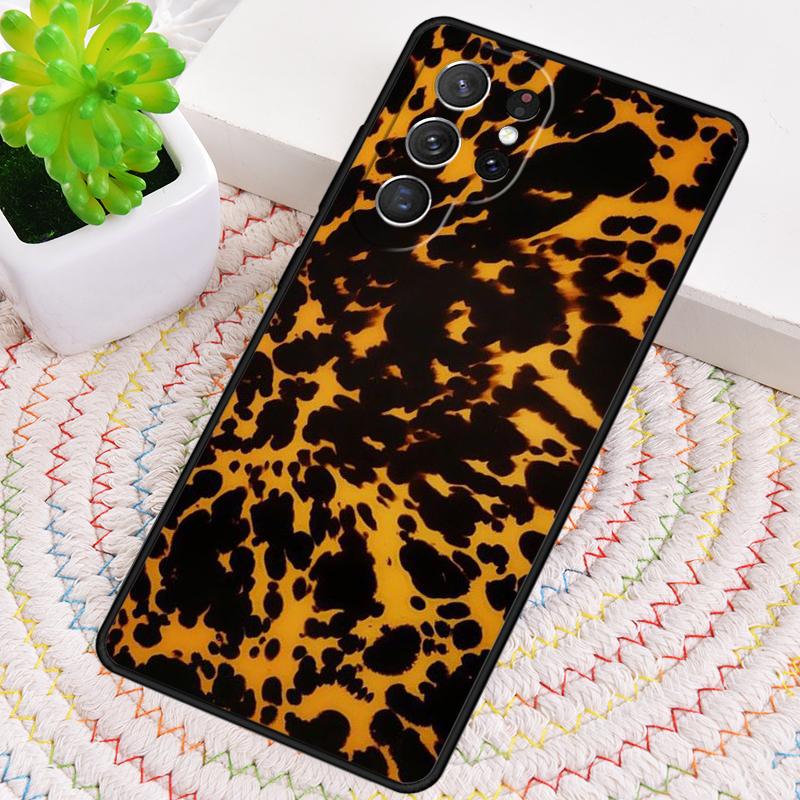 Tortoise Shell Pattern TPU Phone Case For Samsung Galaxy note 10 pro S26 S25 S24 S23 S22 Ultra Plus S21 FE S20 Shockproof Cover