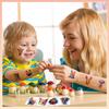 Individually Wrapped Watercolor Animals Temporary Tattoo Stickers Cute Kids Body Arm Shoulder Decor for Boys Girls Birthday