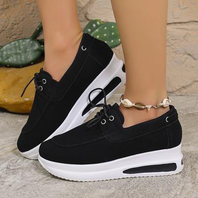 Xia Season New Daily Casual Shallow Mouth Middle Heel Muffin and Women's Casual Single Shoes