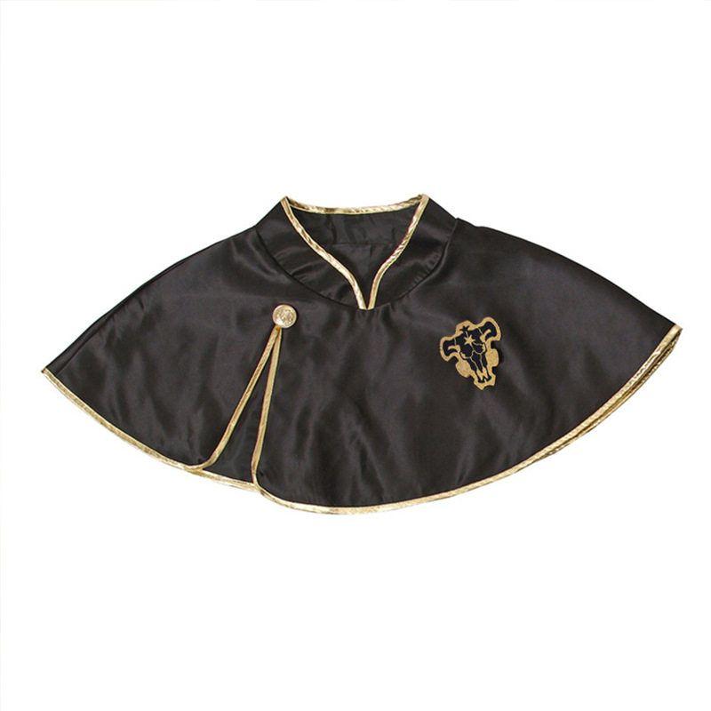 Black Five-Leaf Clover Cosplay Costume Four-Leaf Clover Cloak Battle Suit Asta Cosplay Cape Animation Version European Size