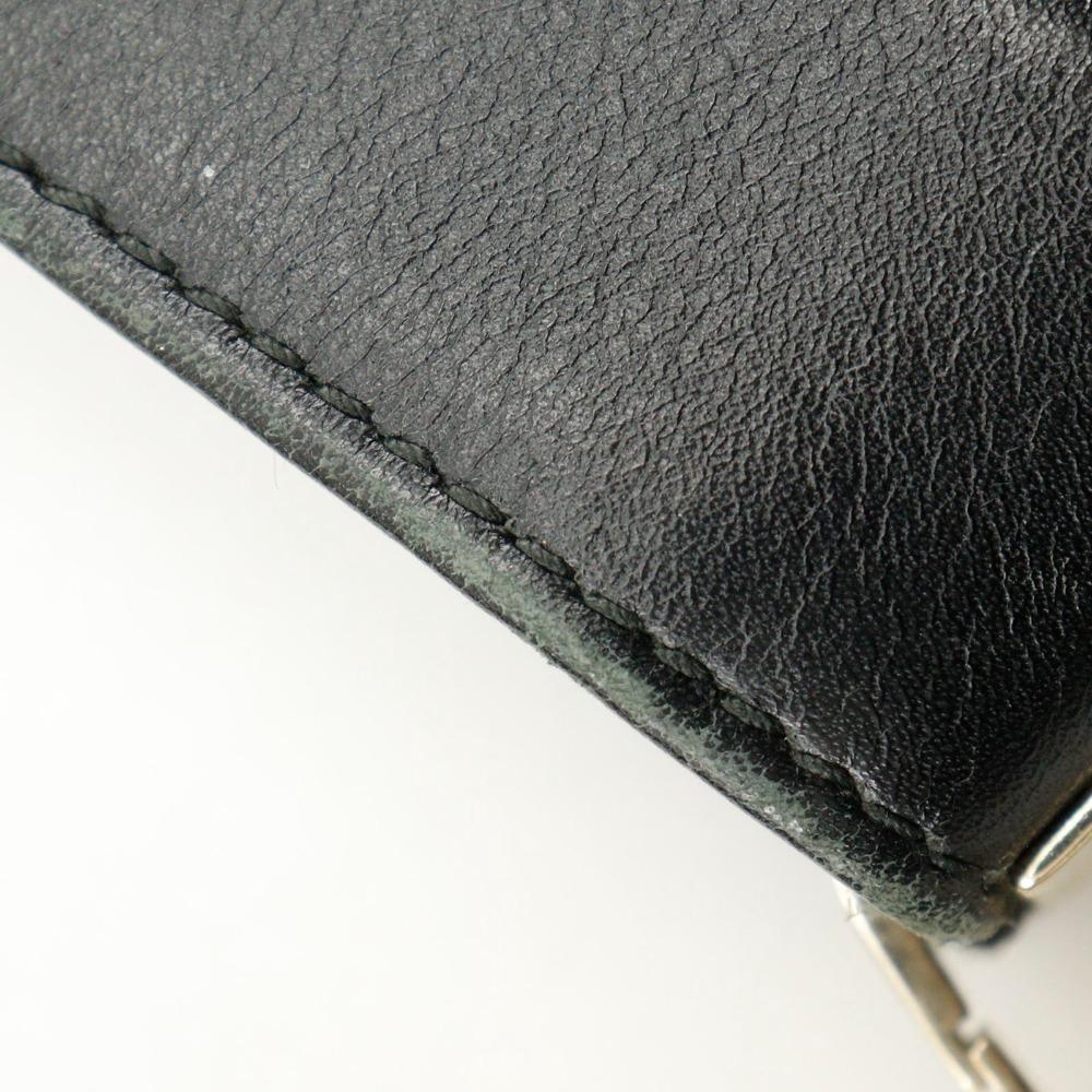 Gucci One Belt Schultertasche 001.4231 schwarz GG Canvas Damen Gebraucht