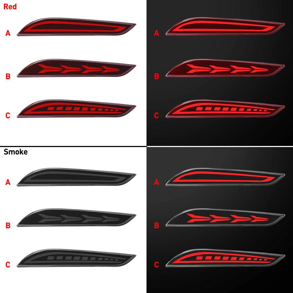 Per Chevrolet Cruze Luci Riflettenti LED paraurti Posteriore Auto Indicatori di Direzione Dinamici Luci di Frenata di Marcia Luci di Guida 12V