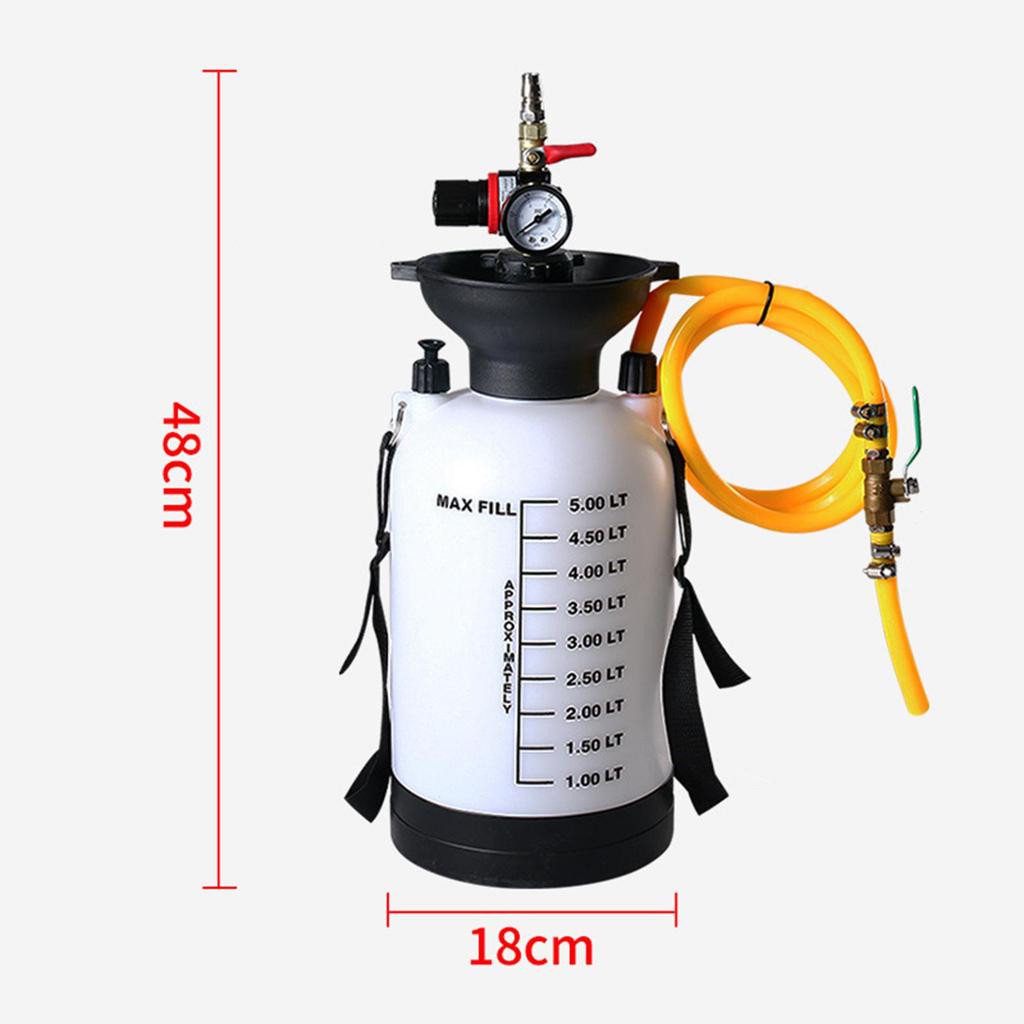 Oil Transfer Pump Sturdy Portable Tank 5L for Boats Cars Motorcycle Without