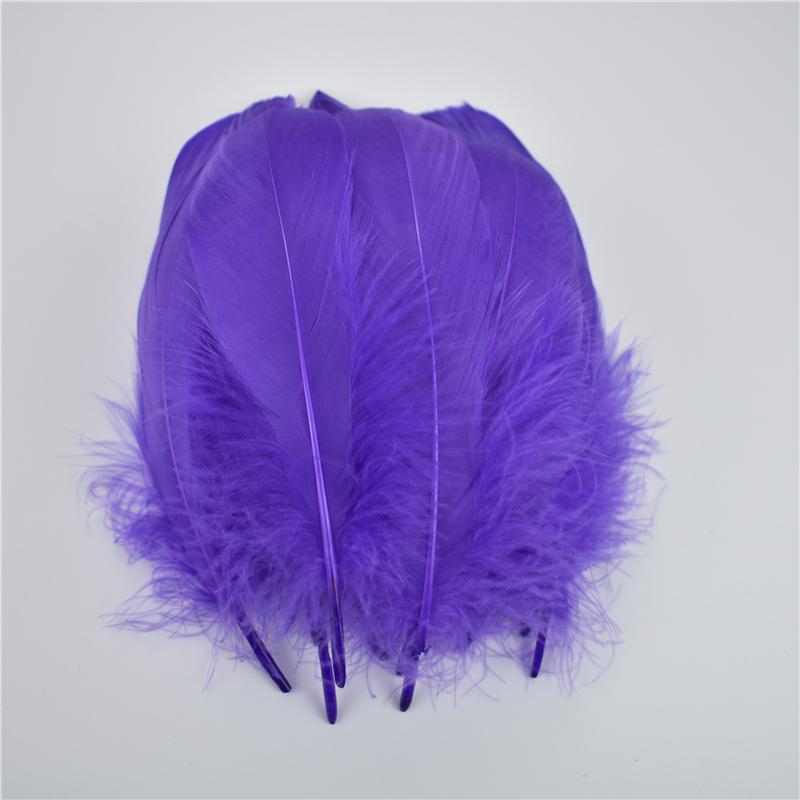 20Pcs Colored Goose Feather 5-7inch/12-18cm  Swan Plumes Handicraft Accessories Wedding Deco Diy Craft Carnival Party Decoration