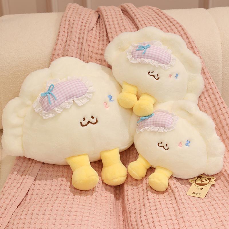 28/40CM Cute Dumpling Plush Pillow Soft Food Stuffed Sofa Cushion Toys Comfortable Sleep Pillow Doll