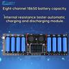 8 Channel 18650 Lithium Battery Capacity Tester Module MAh LCD Digital Battery Power Detector Module 18650 Battery Tester