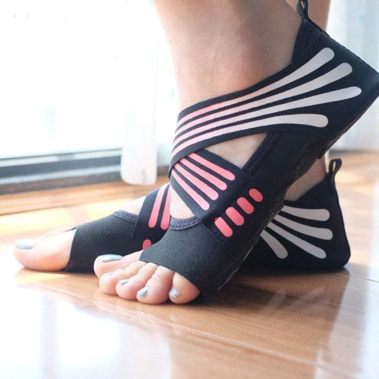 Women's Non-slip Fitness Dance Pilates Socks Professional Indoor Yoga Shoes