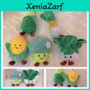 Veggie Plush Keychain White Cabbage Broccoli Corn And More