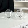 Rotating Cognac Glasses Cup Tumbler Whiskey Liquor Glasses Irregular Whiskey Wine Glass  Beer