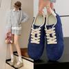 Spring and Autumn New Non-slip Suede Fashion Single Shoes Low-top Casual Outdoor Solid Color Forrest Gump Shoes