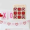 Romantics Valentines Wooden Board Game for Valentines Day Date Night Couples Gift Portable Entertainment Multicolor