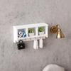 1 Pcs 1/12 Dollhouse Wall Storage Rack For Micro Landscape Decoration Miniature Food Toy Model Role Play Doll House Accessories